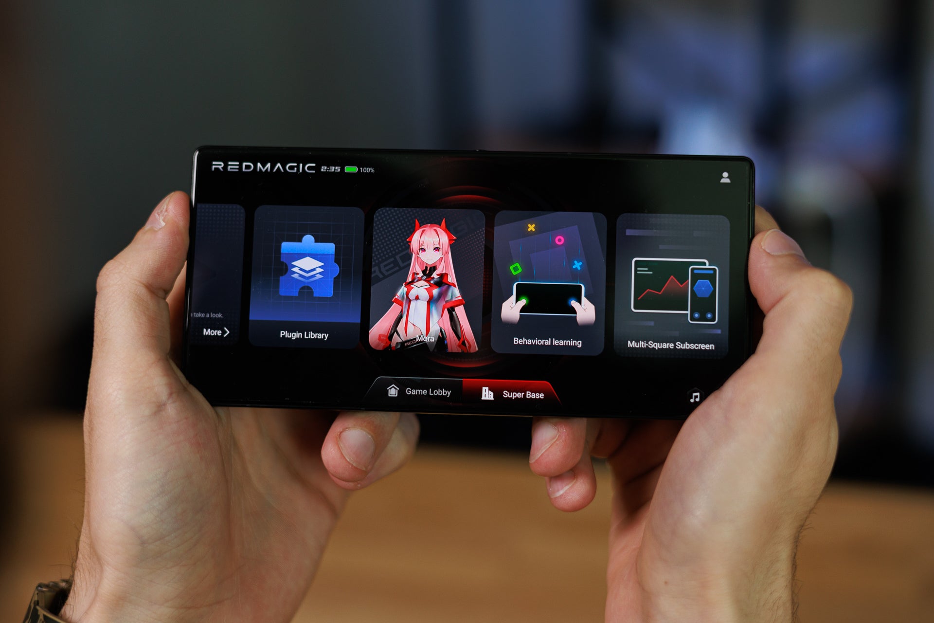 Gamespace lets you turn the RedMagic 10S Pro into a dedicated portable console | Image by PhoneArena - RedMagic 10S Pro Review: The Hardcore Gamer