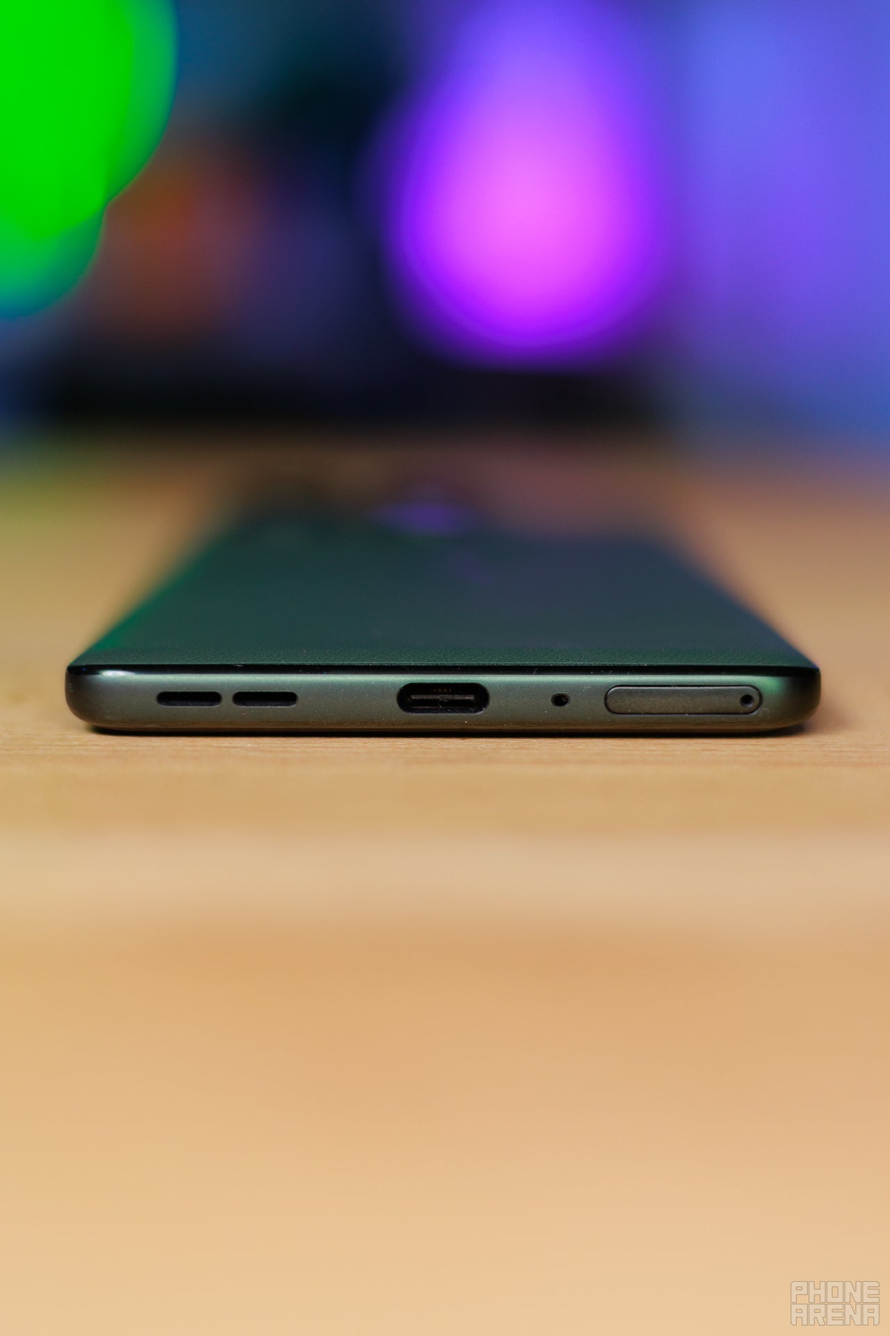 USB-C reporting for duty (Image by PhoneArena) - Motorola Edge (2025) review: Lookin' good, feelin' slow