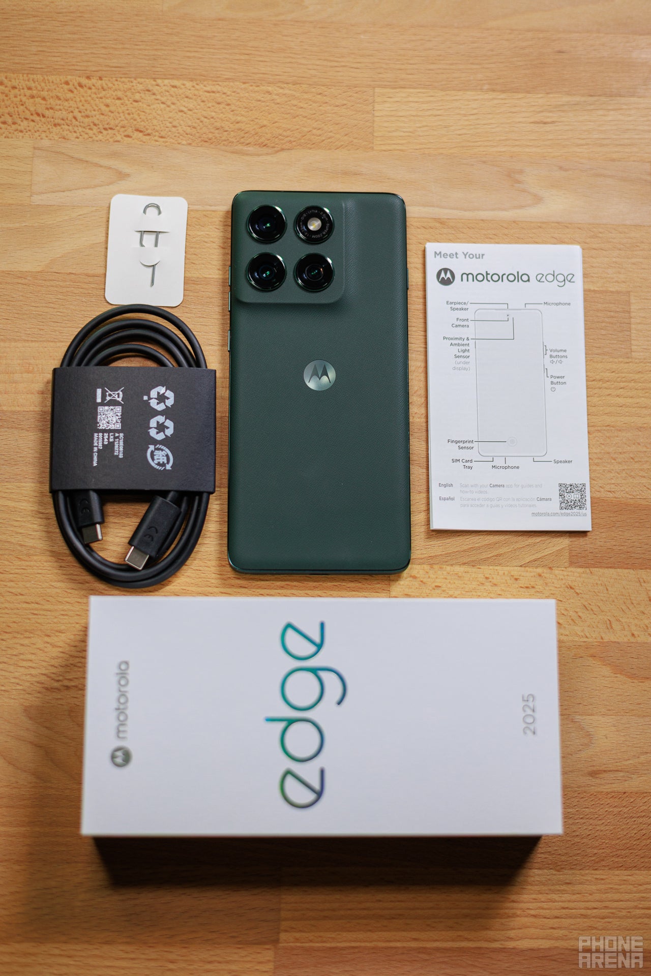 No charger here (Image by PhoneArena) - Motorola Edge (2025) review: Lookin' good, feelin' slow