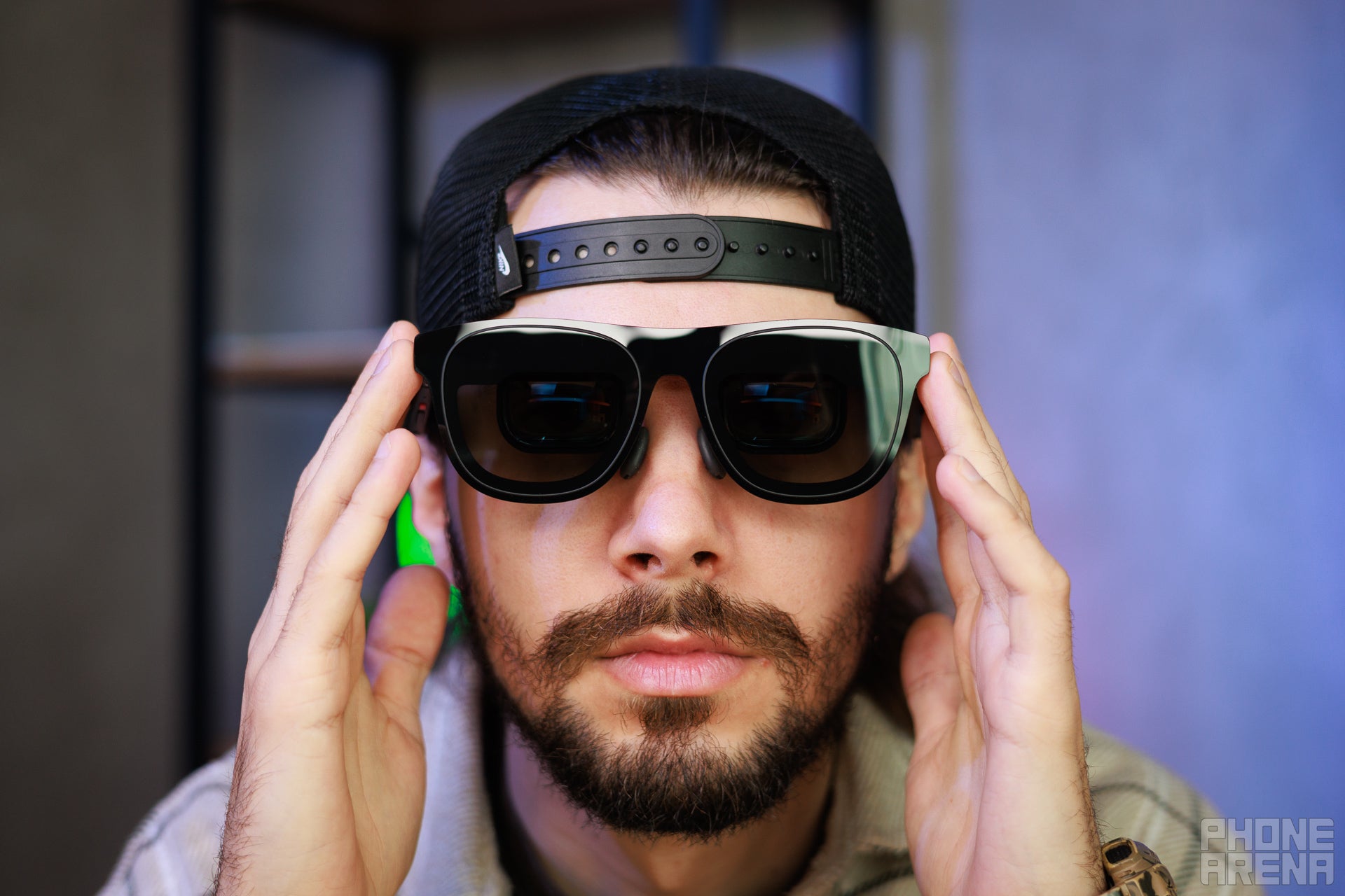 Looking to see more than just the surface. | Image by PhoneArena - Xreal One Pro and Eye review: better, but not for everybody