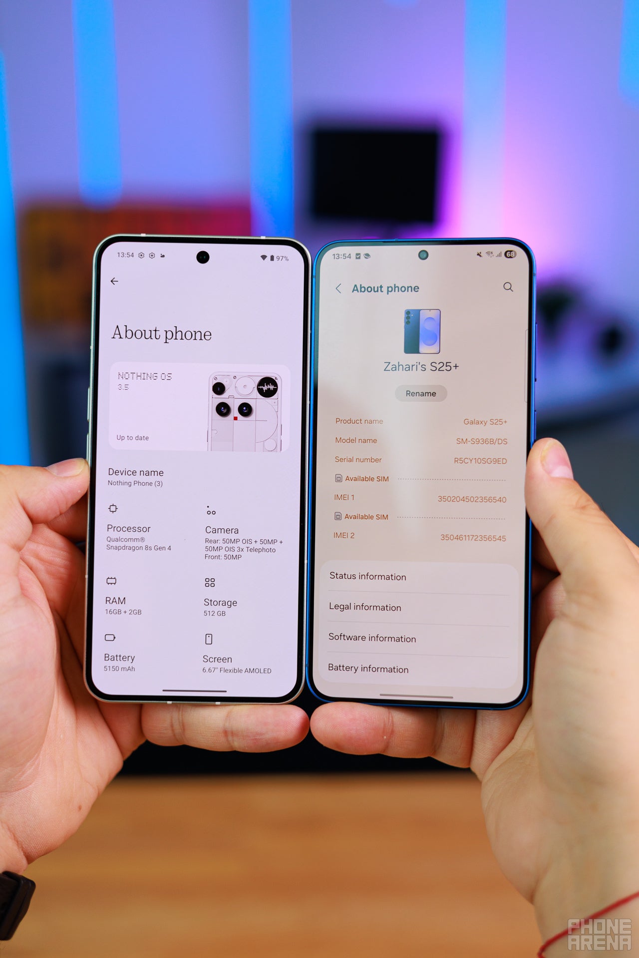 Nothing Phone (3) vs Samsung Galaxy S25 Plus: Which one is better?