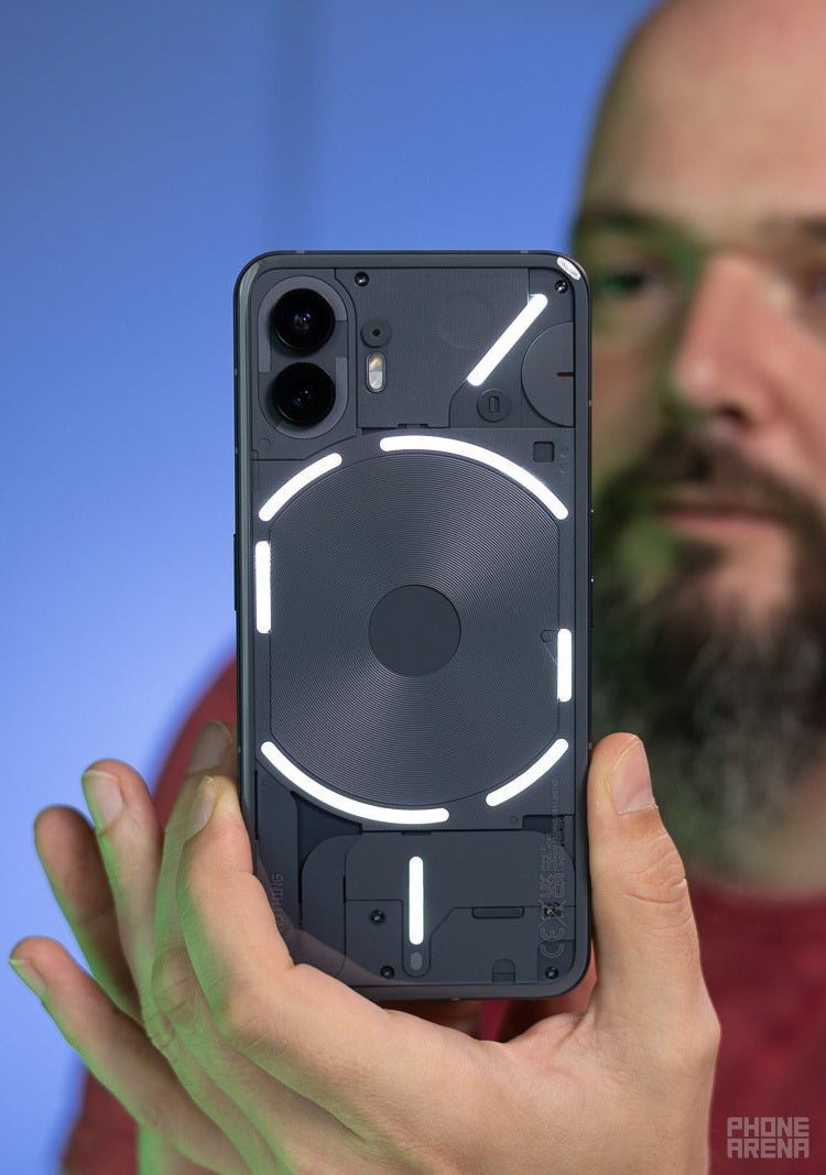 Ye olde Glyph (Image credit - PhoneArena) - Nothing Phone (3) review: "Finally!", but also "Oh no!"