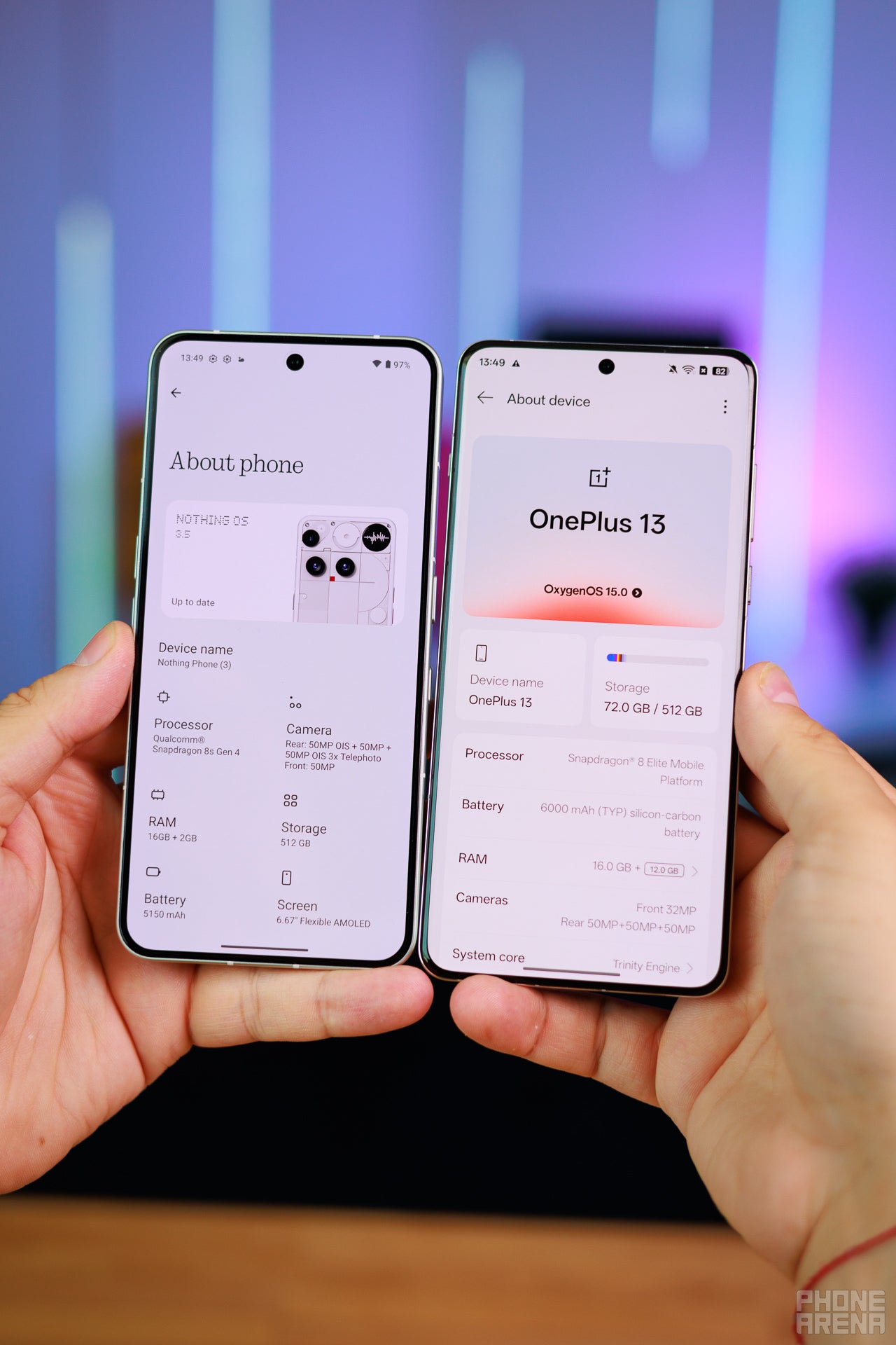Nothing Phone (3) vs OnePlus 13: Beauty versus brawn
