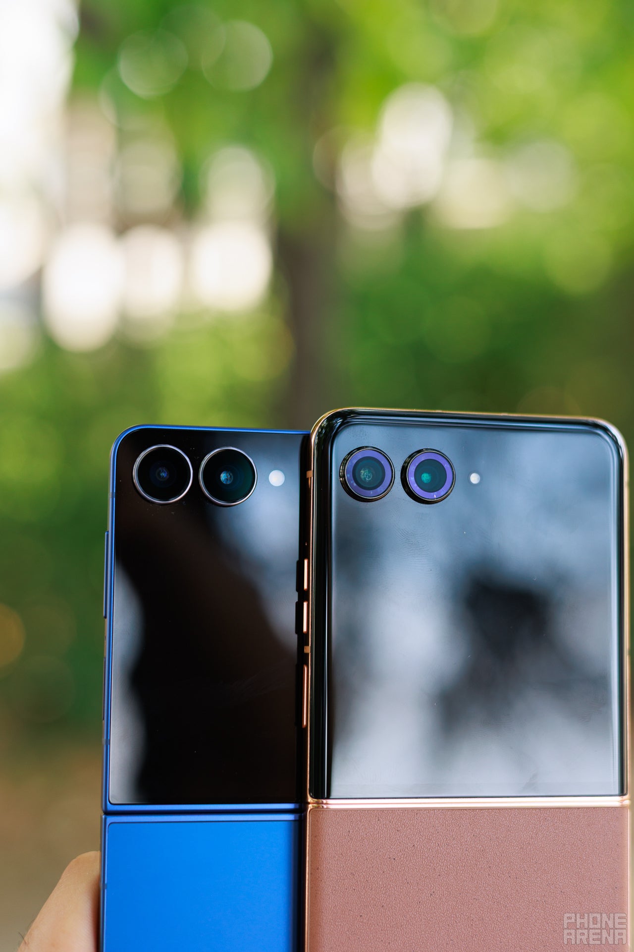 The Razr Plus (2025) skips an ultra-wide lens again. | Image credit — PhoneArena - Motorola Razr Plus (2025) vs Galaxy Z Flip 7: A closer battle than ever