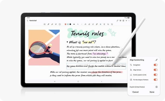 Samsung includes the S Pen in the box — no extra charge for creativity or note-taking. | Image credit — Samsung - Galaxy Tab S10 Lite Preview: The best for back to school?
