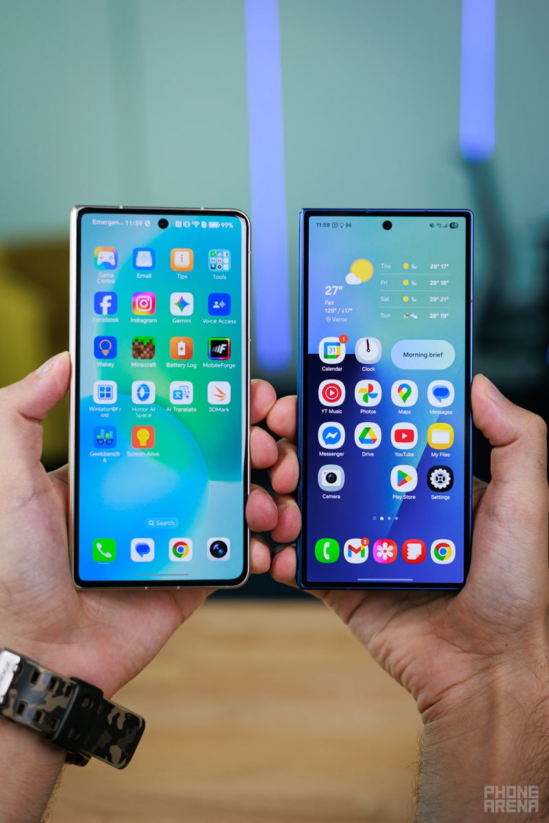 Honor Magic V5 vs Galaxy Z Fold 7: there can be only one!