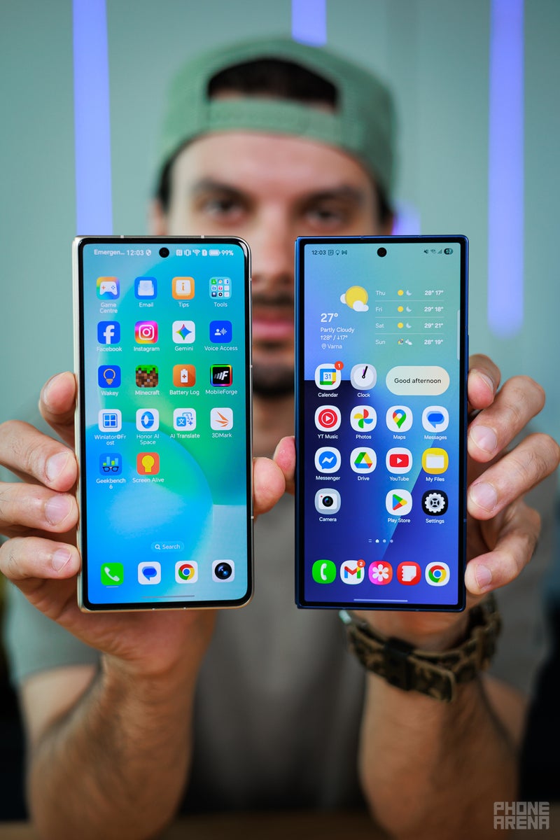 Honor Magic V5 vs Galaxy Z Fold 7: there can be only one!