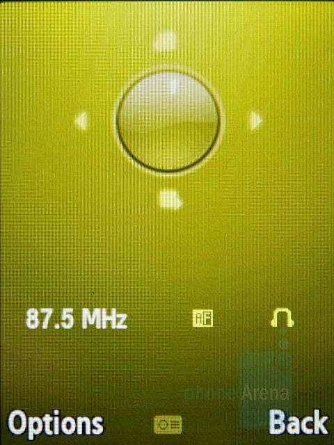 FM Radio - Samsung SGH-G800 Review