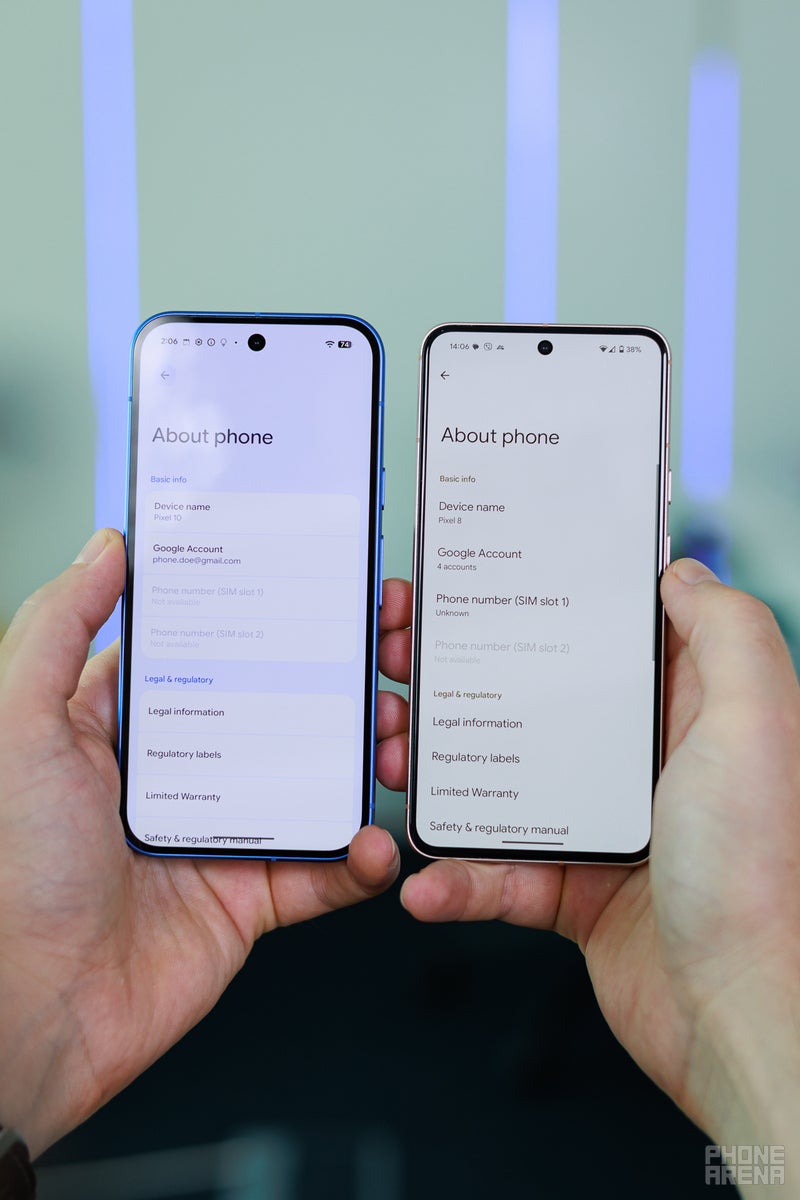 Pixel 10 vs Pixel 8: glow-up time!