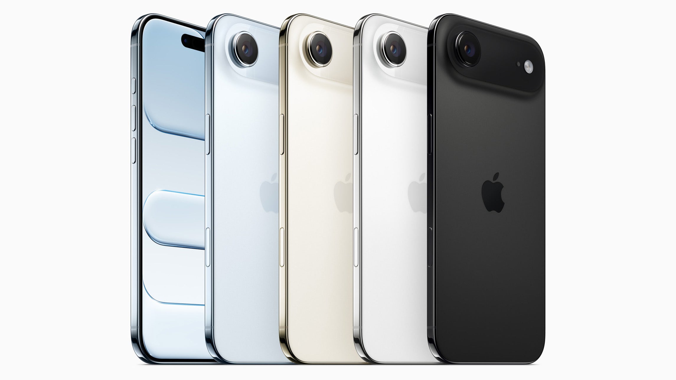 iPhone Air colors are Space Black, Cloud White, Light Gold, Sky Blue - Galaxy S25 Edge vs iPhone Air: All the differences explained