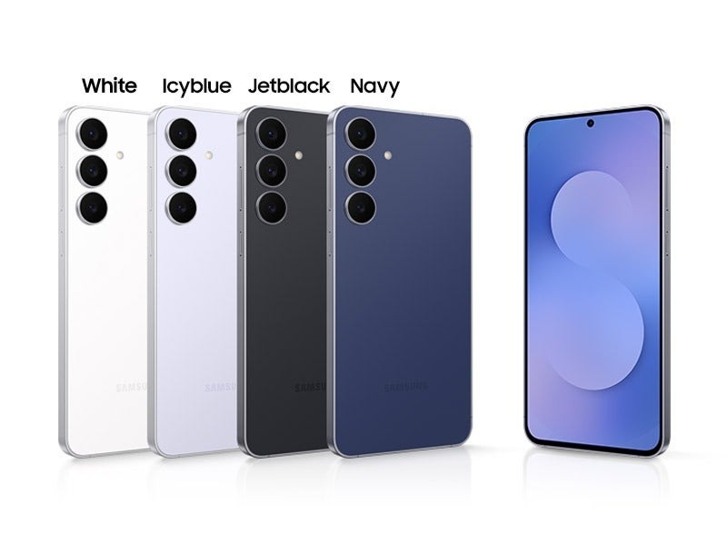 Galaxy S25 FE color options.