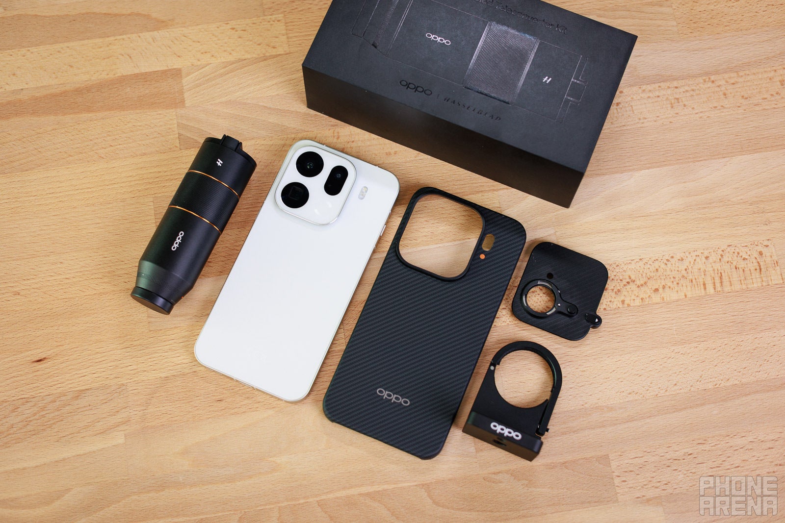 The Hasselblad Teleconverter Kit unboxed (Image by PhoneArena) - Oppo Find X9 Pro review: The most unhinged flagship of 2025 (in all the right ways)