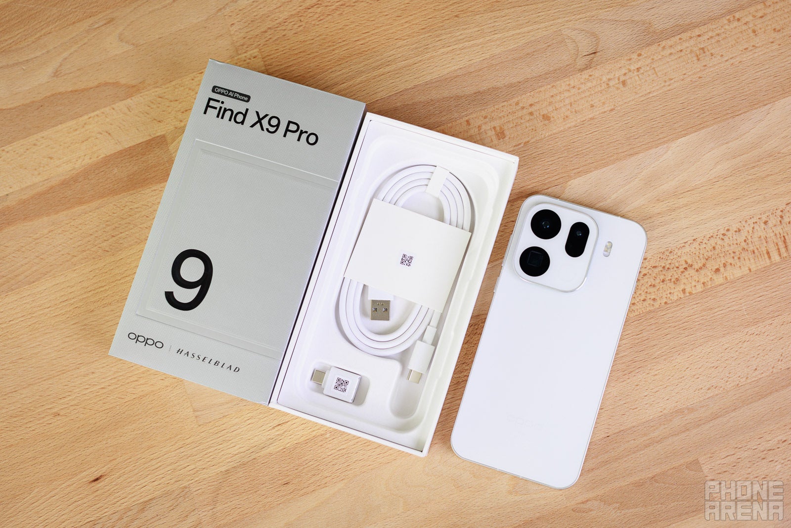 Oppo Find X9 Pro unboxing (Image by PhoneArena) - Oppo Find X9 Pro review: The most unhinged flagship of 2025 (in all the right ways)