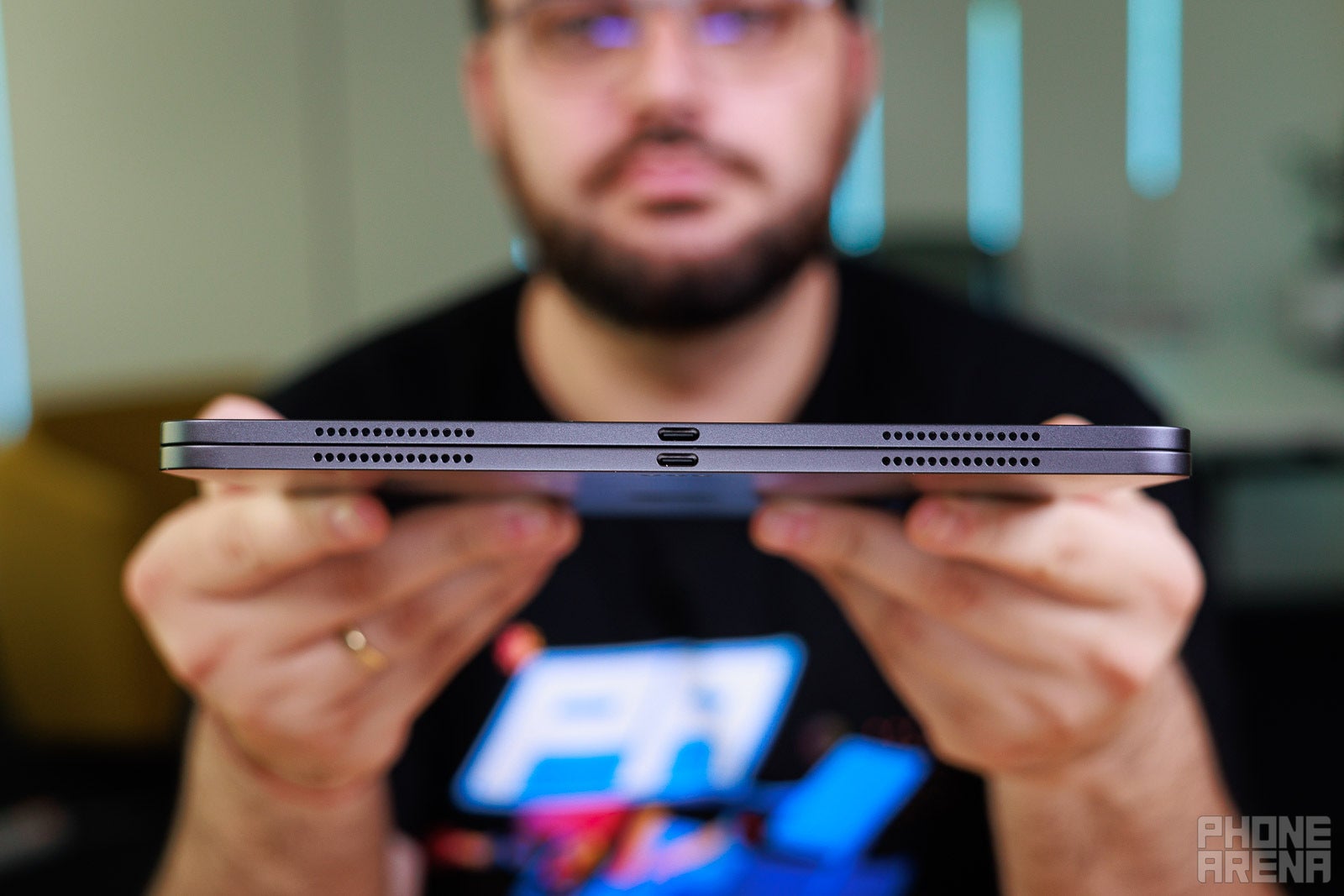 Thin is in (Image by PhoneArena) - Apple iPad Pro 13-inch (M5) vs iPad Pro 13-inch (M4): The upgrade your M4 doesn't need!