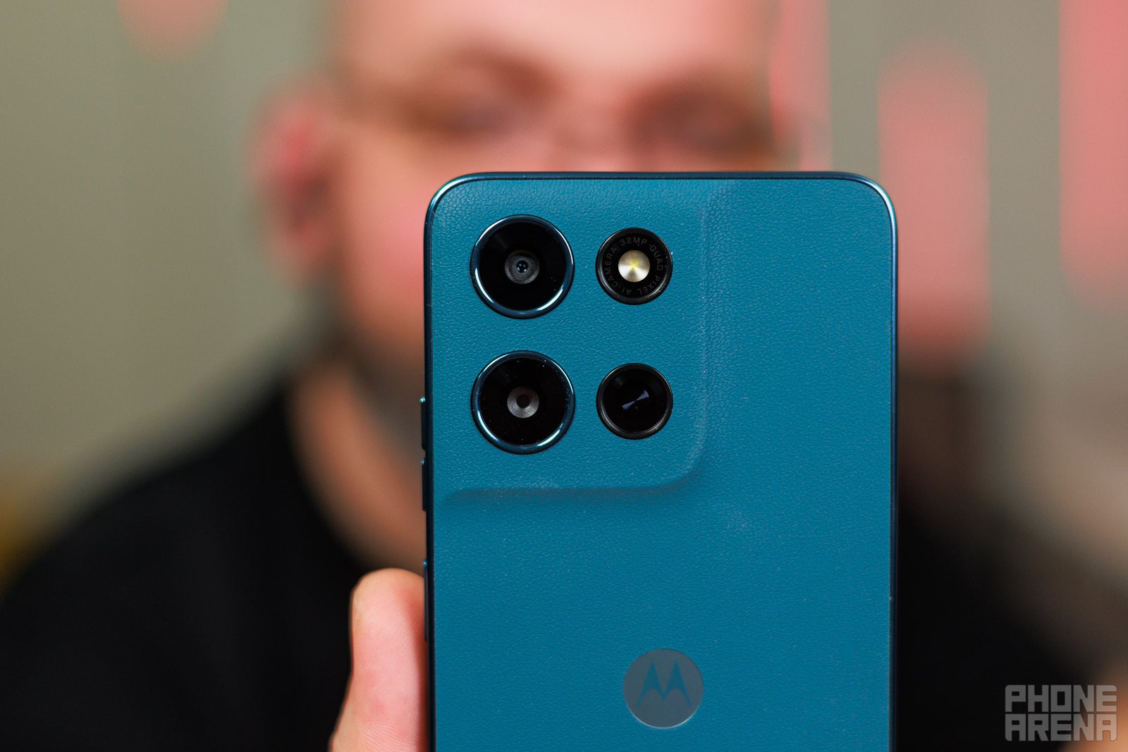 Moto G Play 2026 rear cameras close-up.