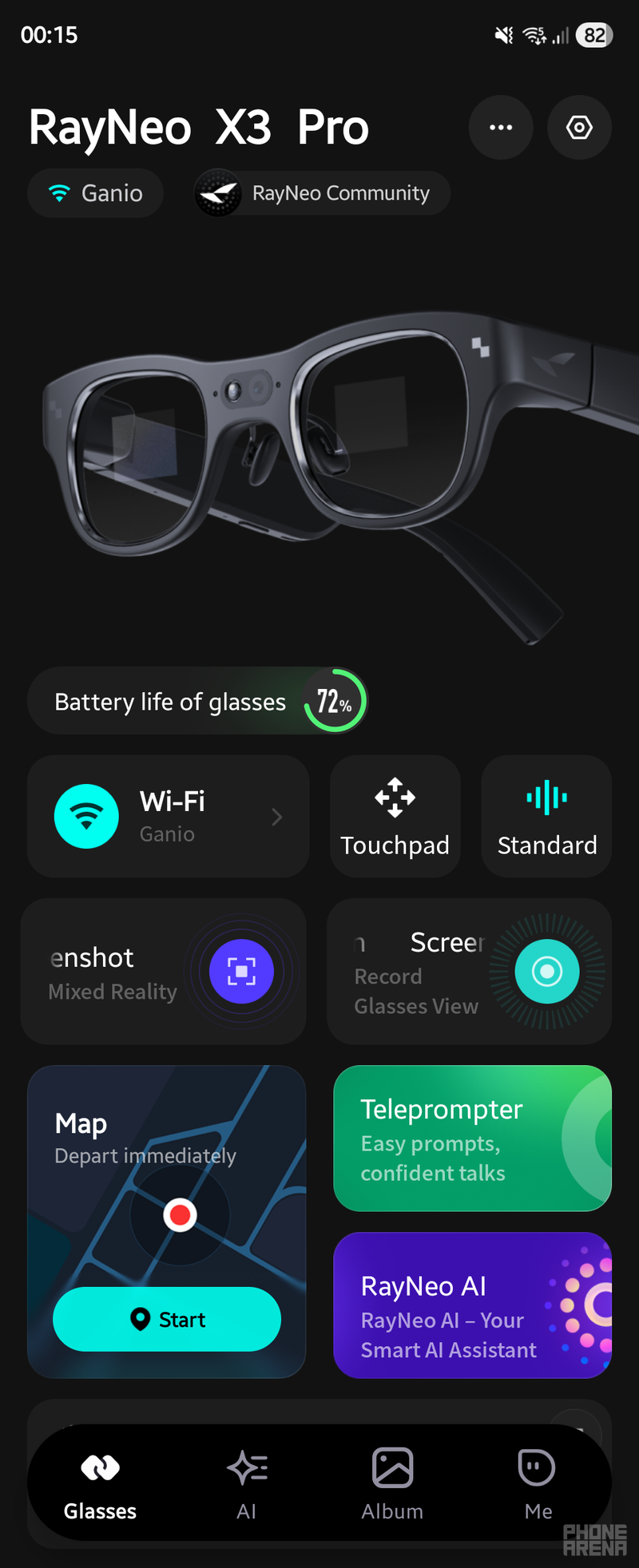 RayNeo AR application