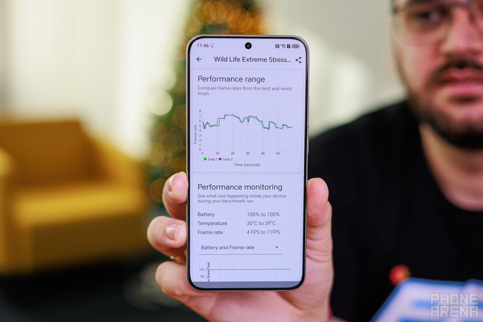 No benchmark records, but no thermal throttling either | Image by PhoneArena - Honor Magic 8 Lite review: The three-day phone