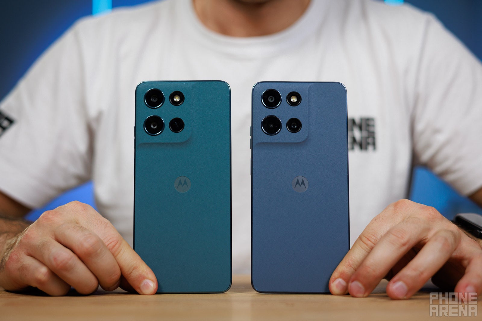 Back view of Moto G Play (2026) and Moto G (2026)