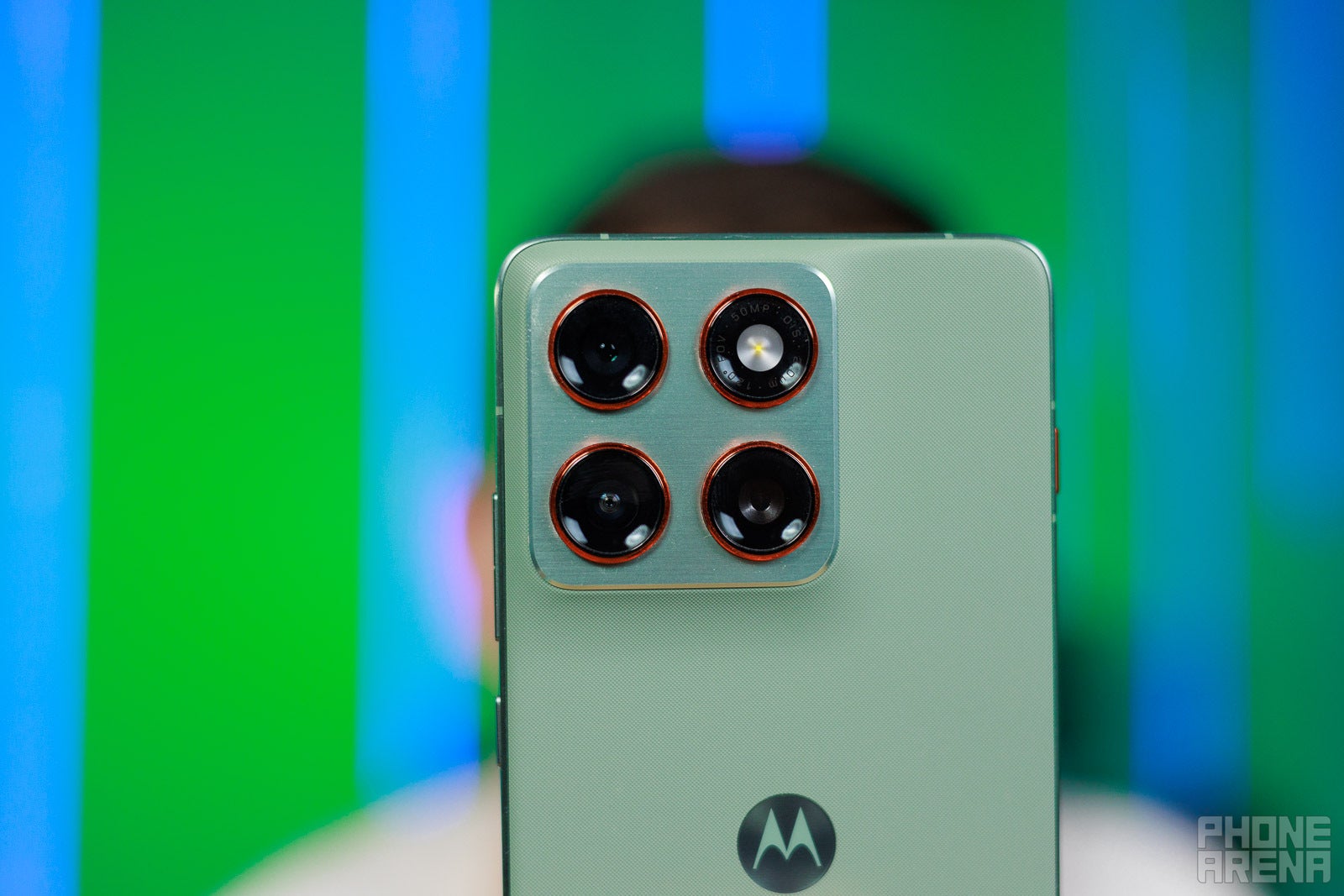 It looks like it might have at least three camera, but it doesn't | Image by PhoneArena - Motorola Edge 70 Review: Finally a thin phone done (mostly) right!