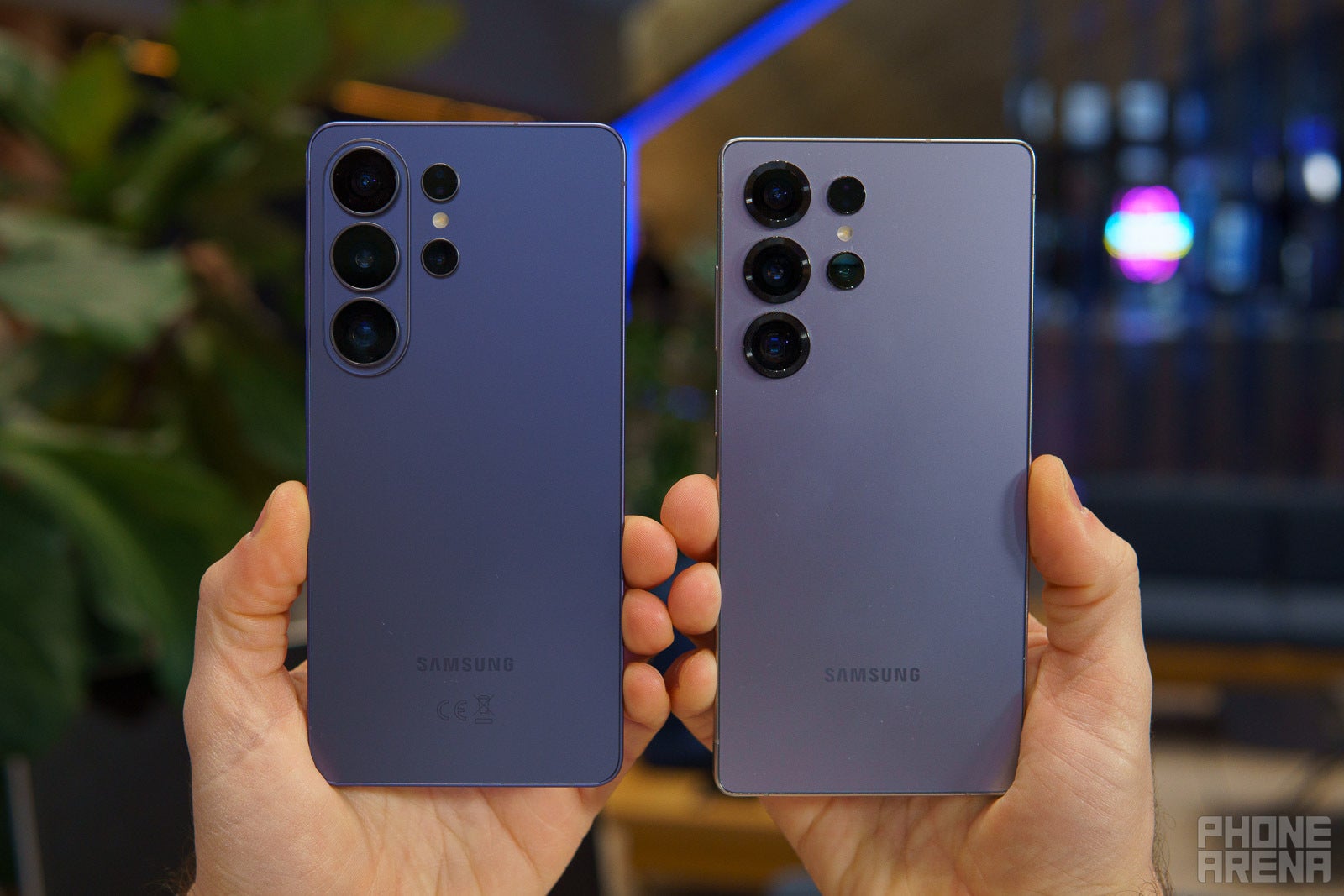 Thinner, lighter, and cleaner on the back. The S26 Ultra makes better what was already great. | Image by PhoneArena - Samsung Galaxy S26 Ultra vs Galaxy S25 Ultra: All the differences