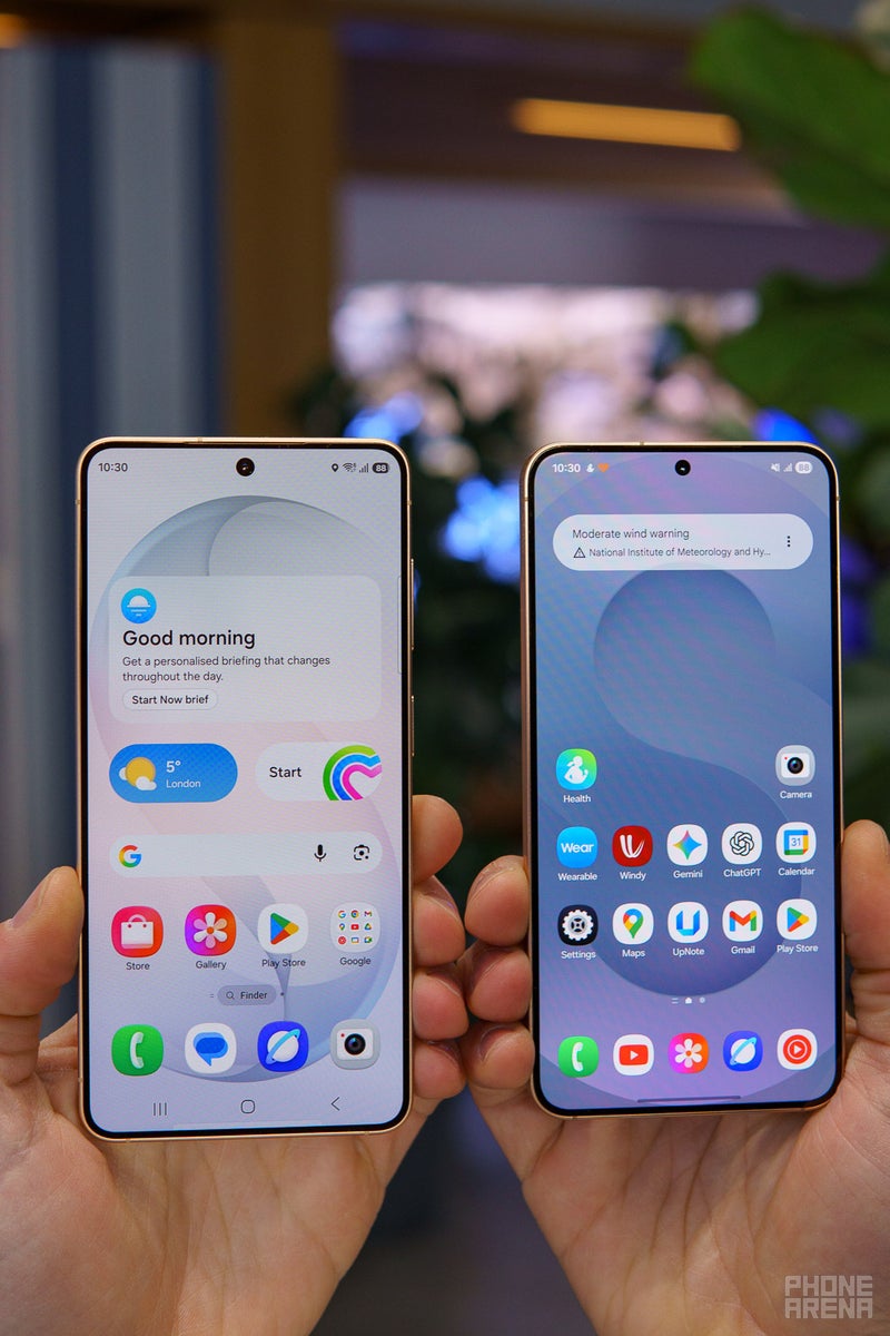 Samsung Galaxy S26 vs Galaxy S25: More base storage