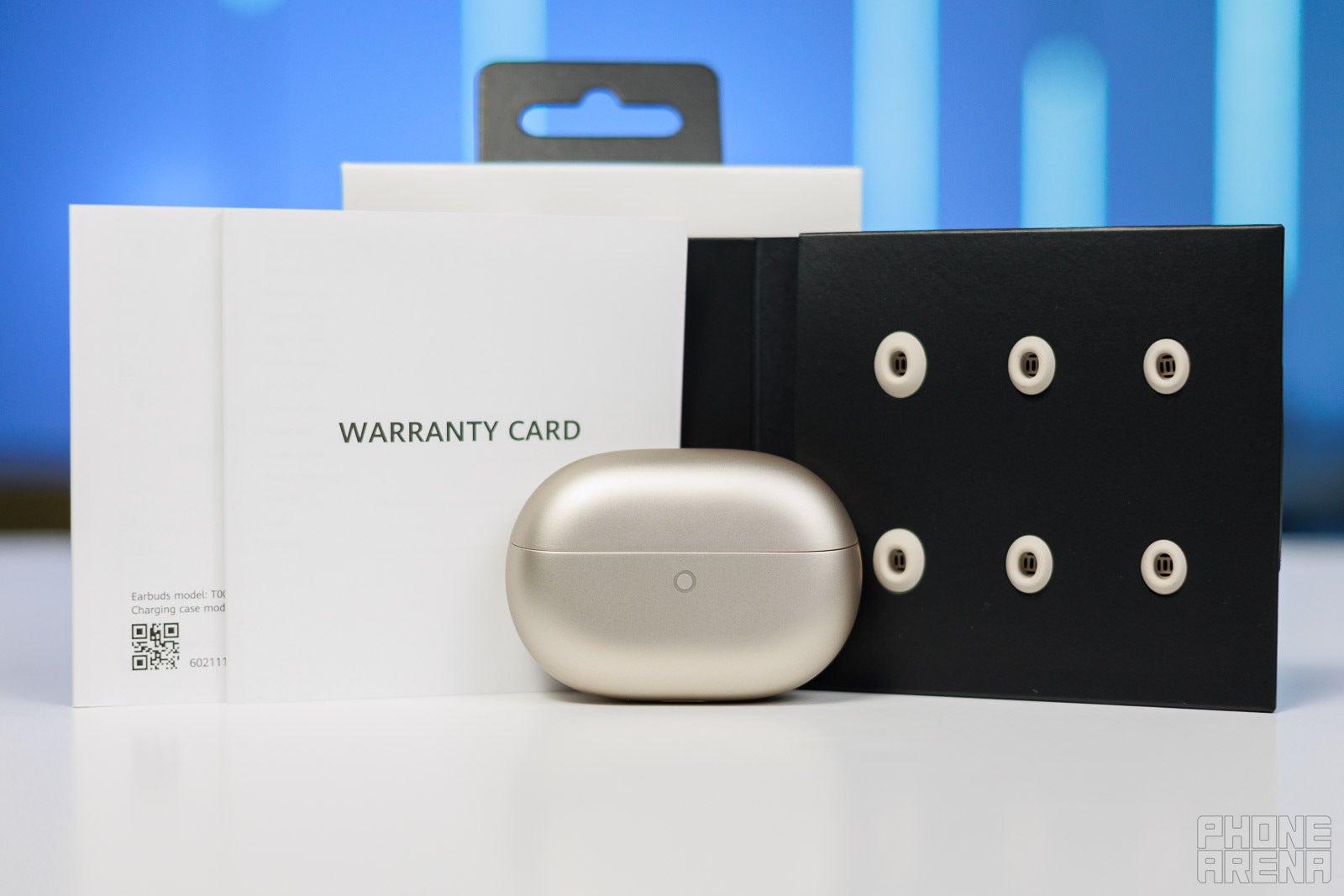 The FreeBuds Pro 5 come with four different tip sizes | Image by PhoneArena - Huawei FreeBuds Pro 5 - the best AirPods Pro alternative for me