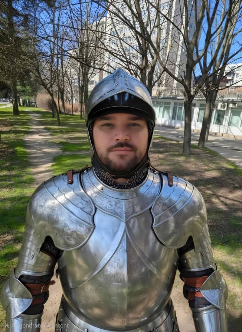 Surprisingly, the armor reflections seem very realistic.