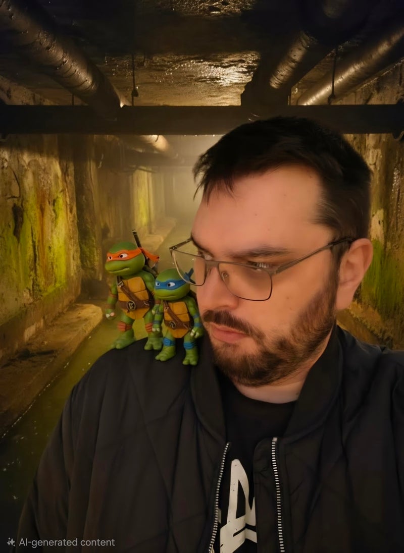 Me and the boys exploring their humble abode.