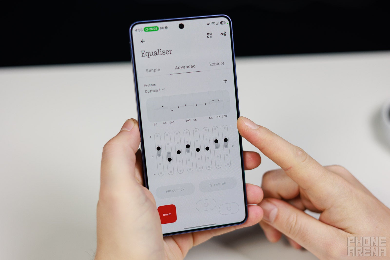 EQ to your heart's content | Image by PhoneArena - Nothing Headphone (a) review: the wireless audio market is cornered