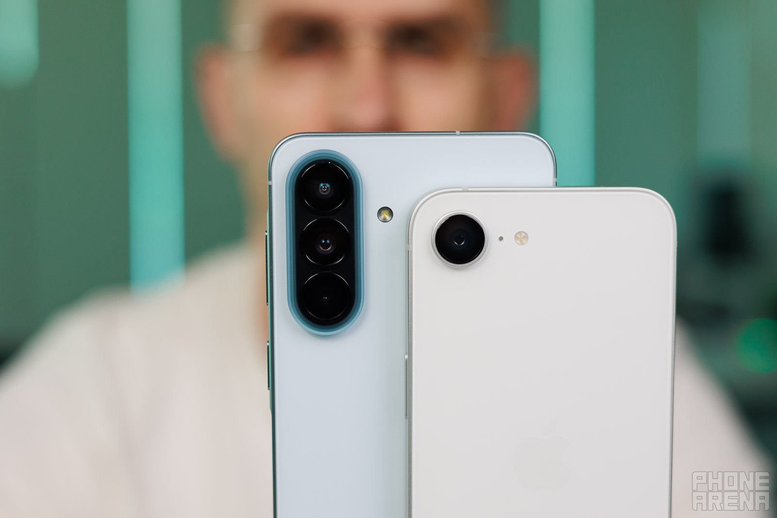 Image by PhoneArena - Galaxy A57 vs iPhone 17e: Samsung nailed the design, but Apple still rules this one crucial area