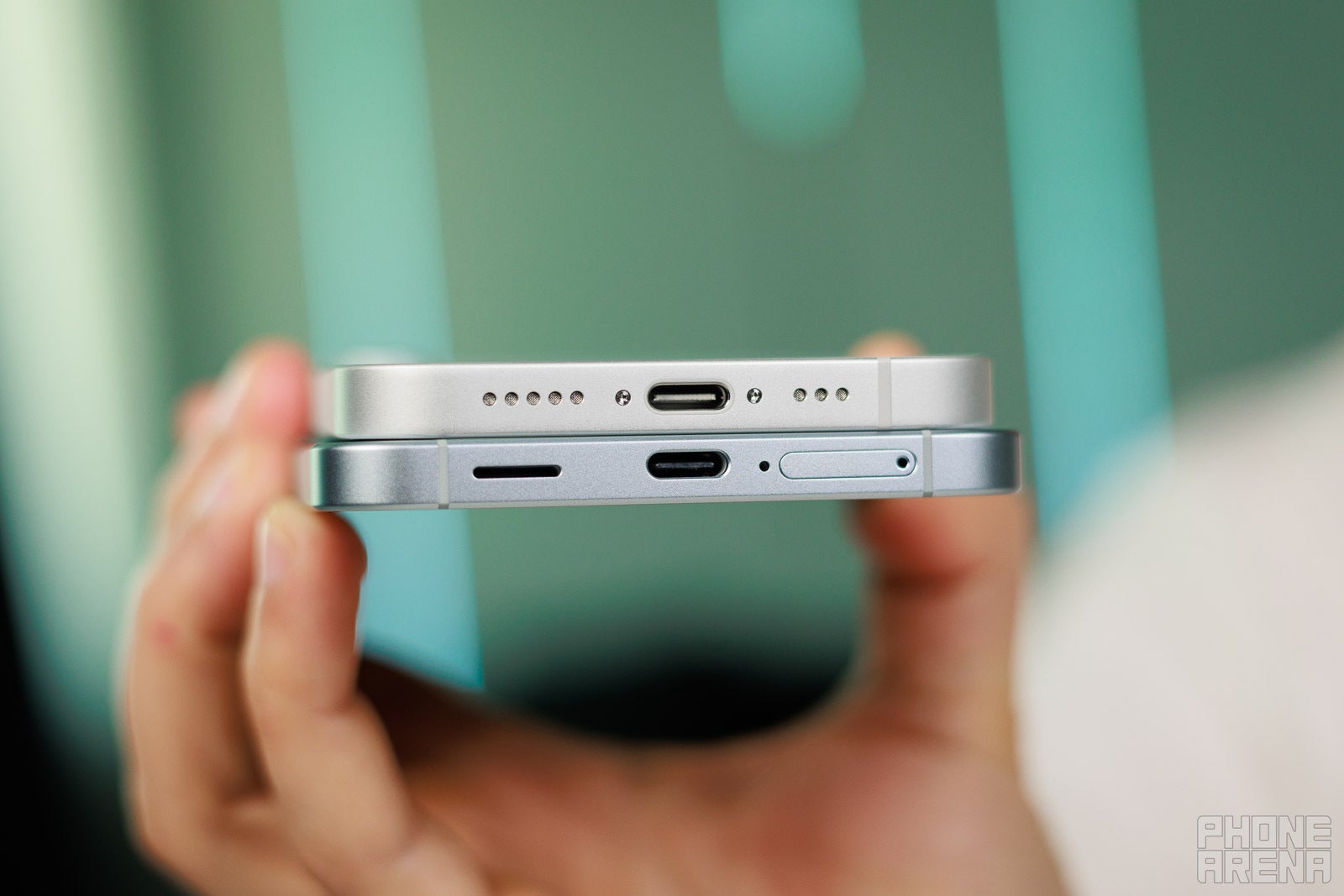 Image by PhoneArena - Galaxy A57 vs iPhone 17e: Samsung nailed the design, but Apple still rules this one crucial area