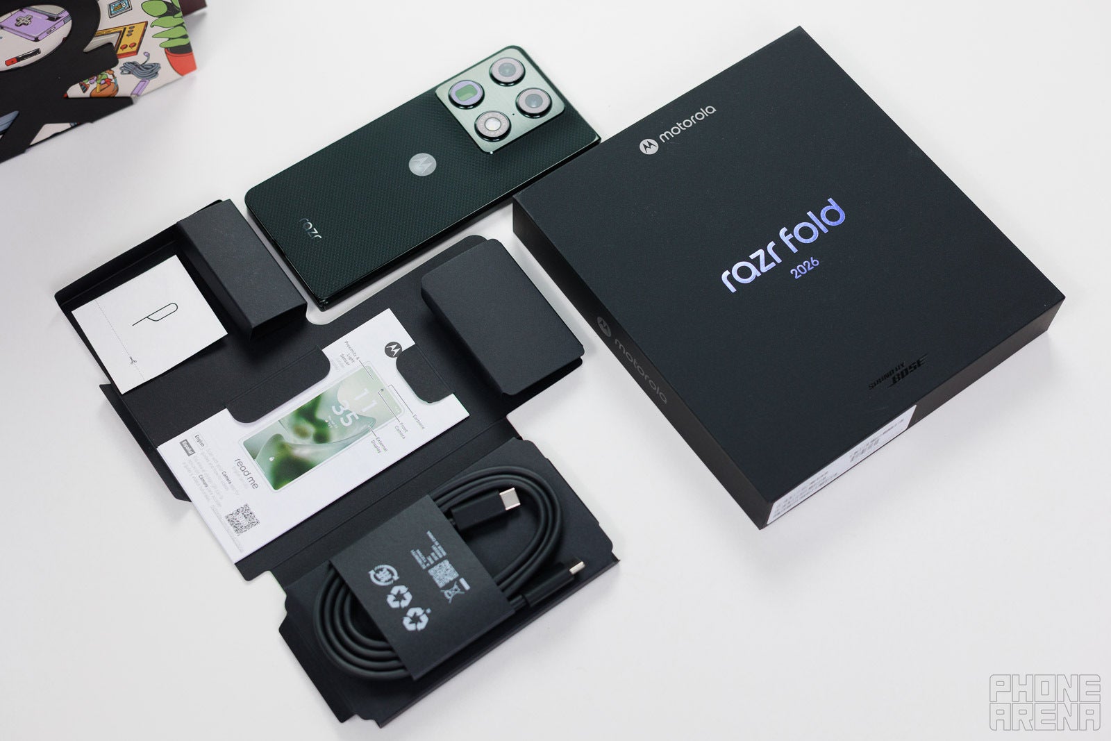 Motorola Razr Fold unboxing | Image by PhoneArena - Motorola Razr Fold Review