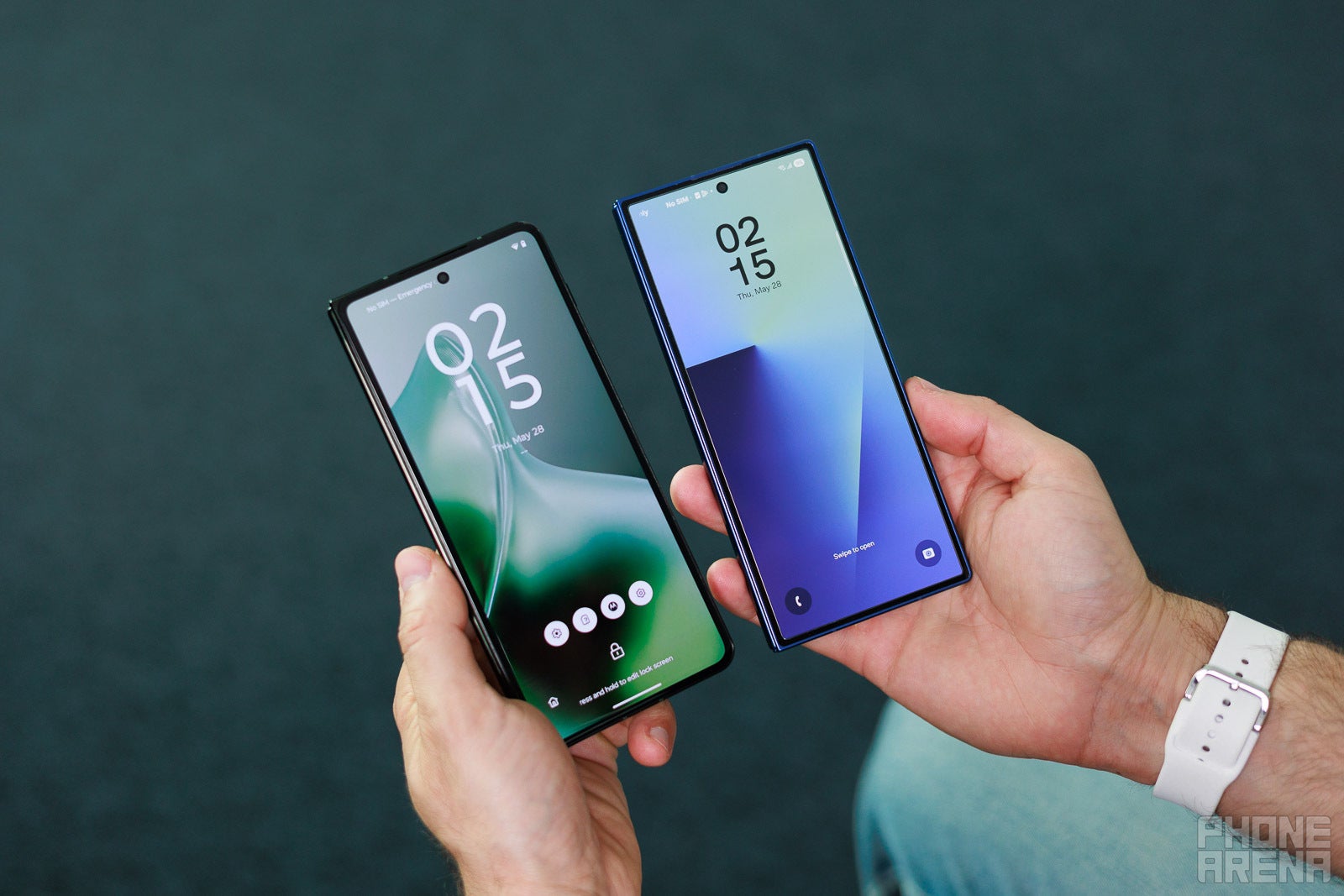 Image by PhoneArena - Motorola Razr Fold vs Galaxy Fold 7: Motorola built a Galaxy killer, but don’t buy it just yet