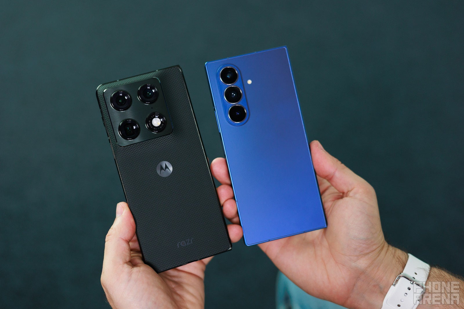 Image by PhoneArena - Motorola Razr Fold vs Galaxy Fold 7: Motorola built a Galaxy killer, but don’t buy it just yet