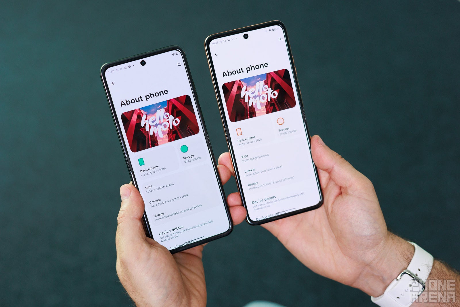 Image by PhoneArena - Motorola Razr Plus (2026) vs Razr Plus (2025): All the differences explained