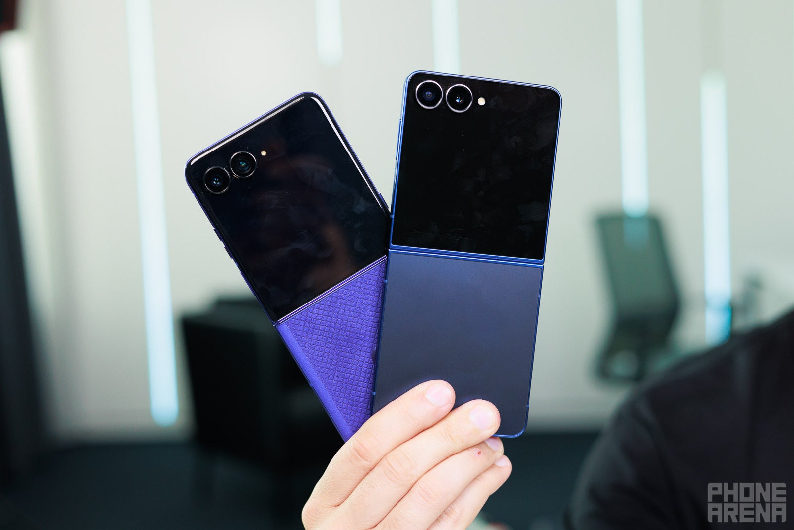 Image by PhoneArena - Motorola Razr Ultra (2026) vs Samsung Galaxy Z Flip 7: I used both and one thing Motorola did makes no sense