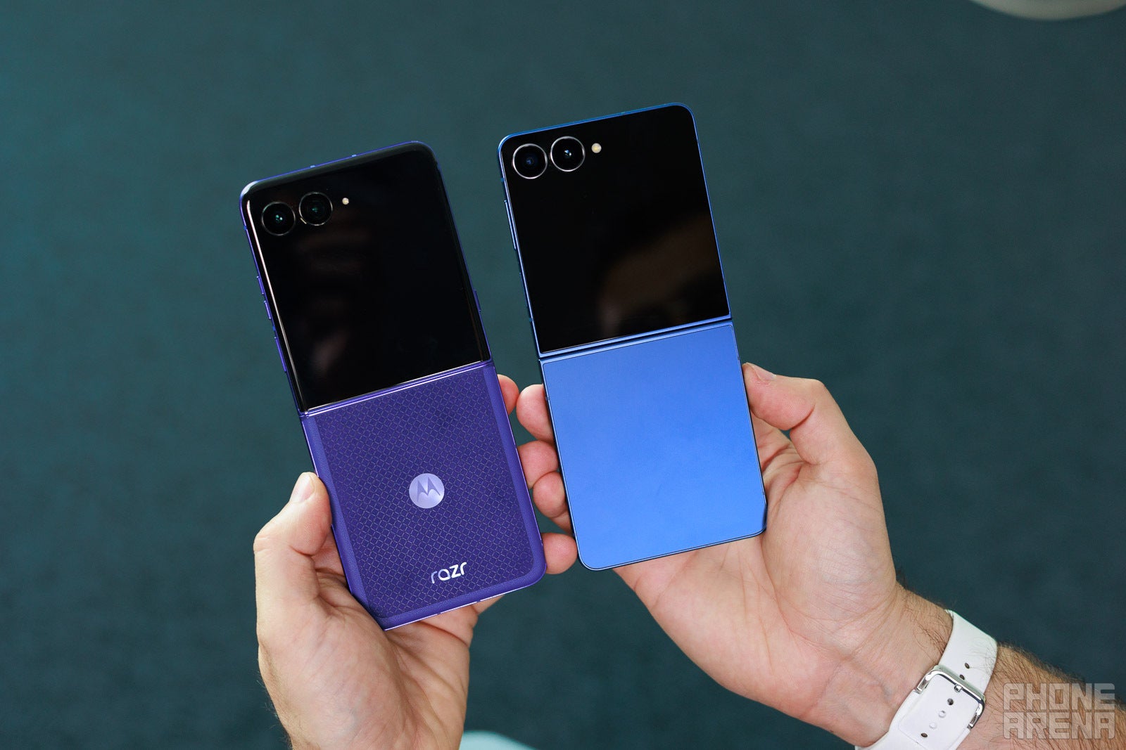 Image by PhoneArena - Motorola Razr Ultra (2026) vs Samsung Galaxy Z Flip 7: I used both and one thing Motorola did makes no sense