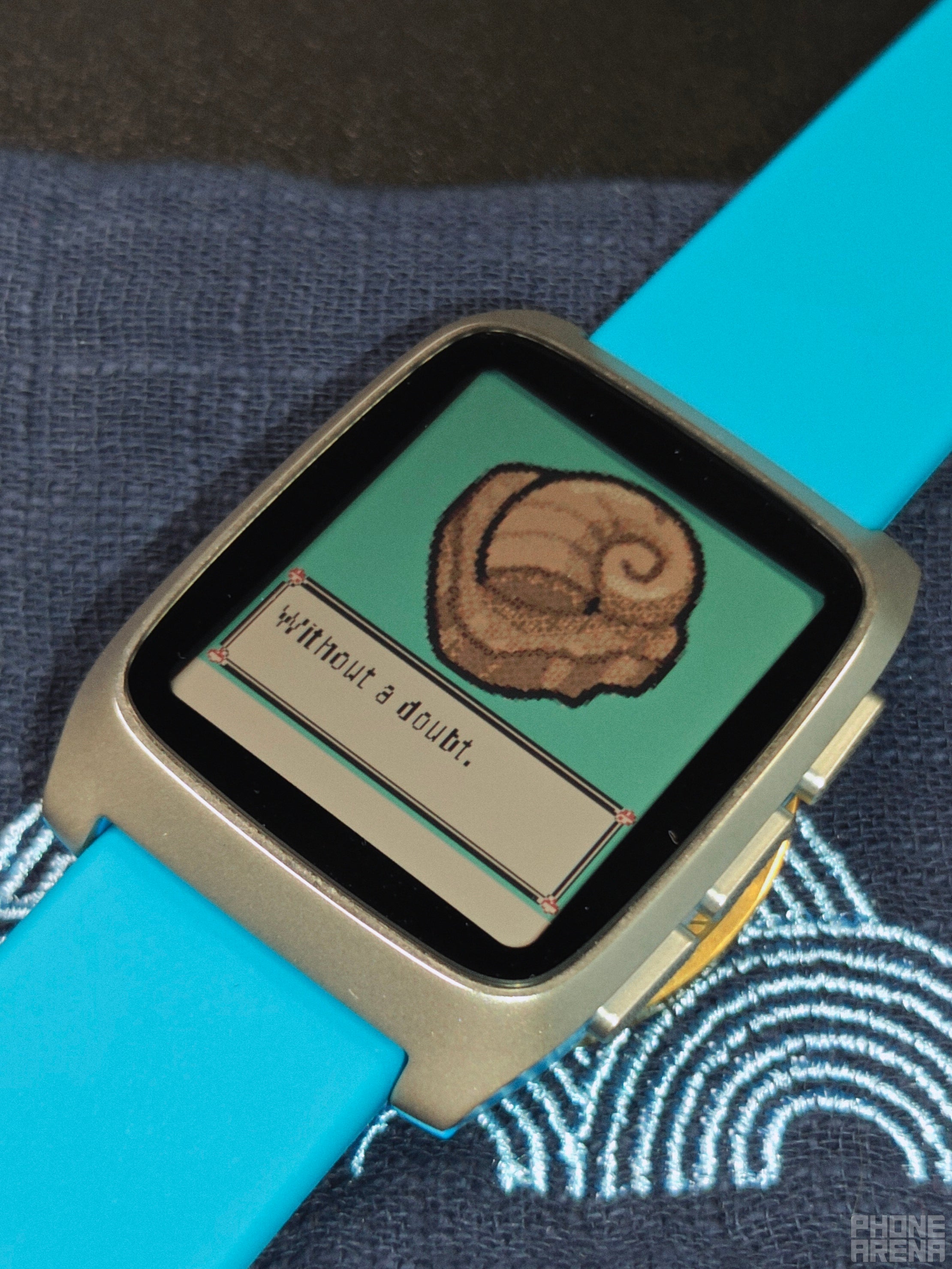 What other smartwatch will let you ask the Helix fossil for advice? | Image by PhoneArena - Pebble Time 2 review: making tech fun again