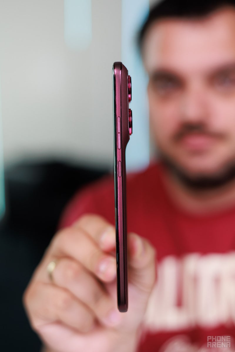 One sleek phone that feels thinner than it actually is.