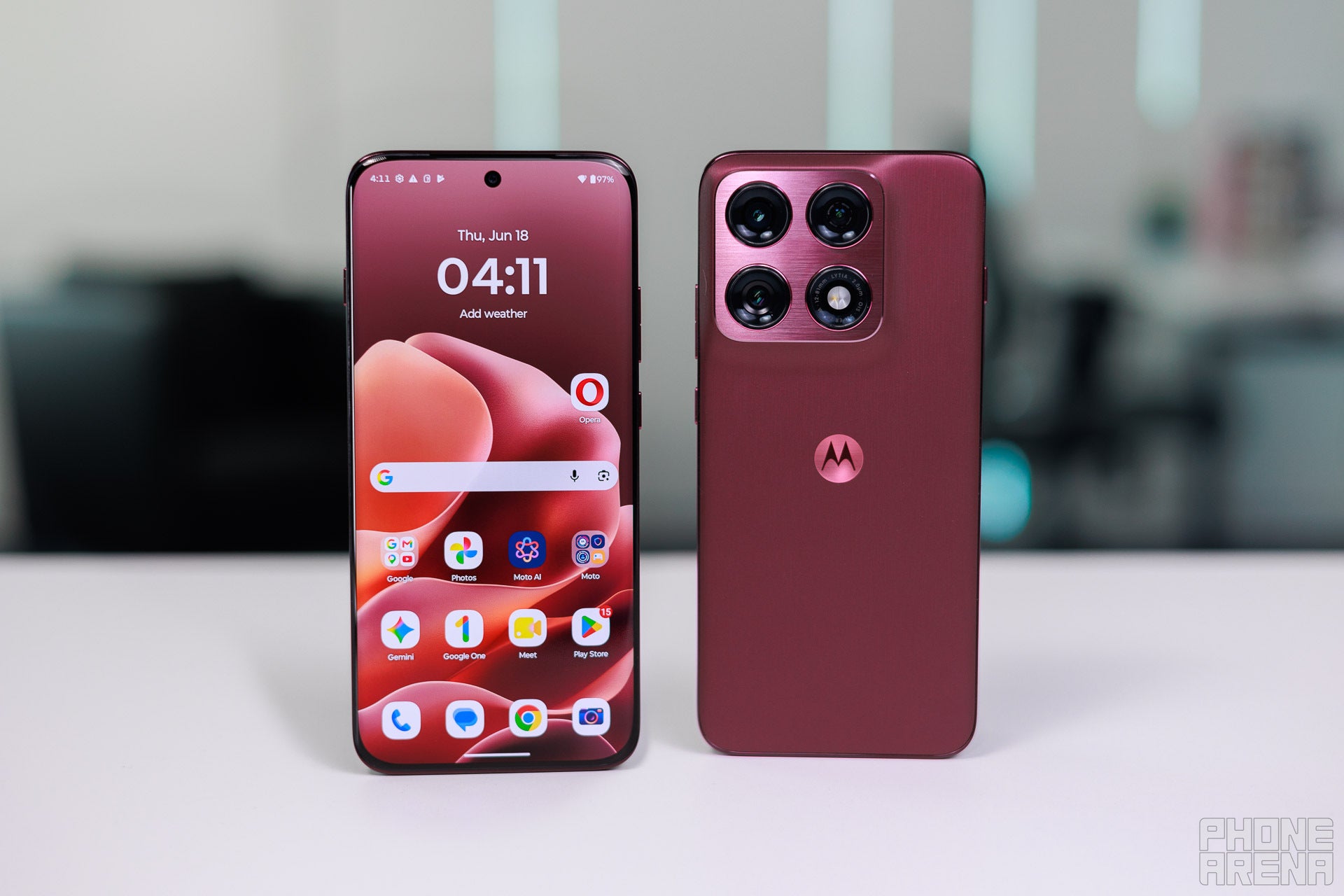 Beautiful in Pantone Zinfandel - Motorola Edge 70 Pro review: The slim battery champ that punches above its weight