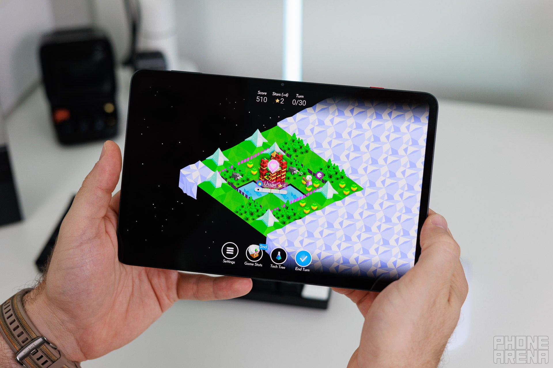 This is Polytopia on the Astra 2, but don't be fooled &ndash; this thing can run full-on PC games without a hitch. | Image by PhoneArena - RedMagic Astra 2 Review: The best Android gaming handheld
