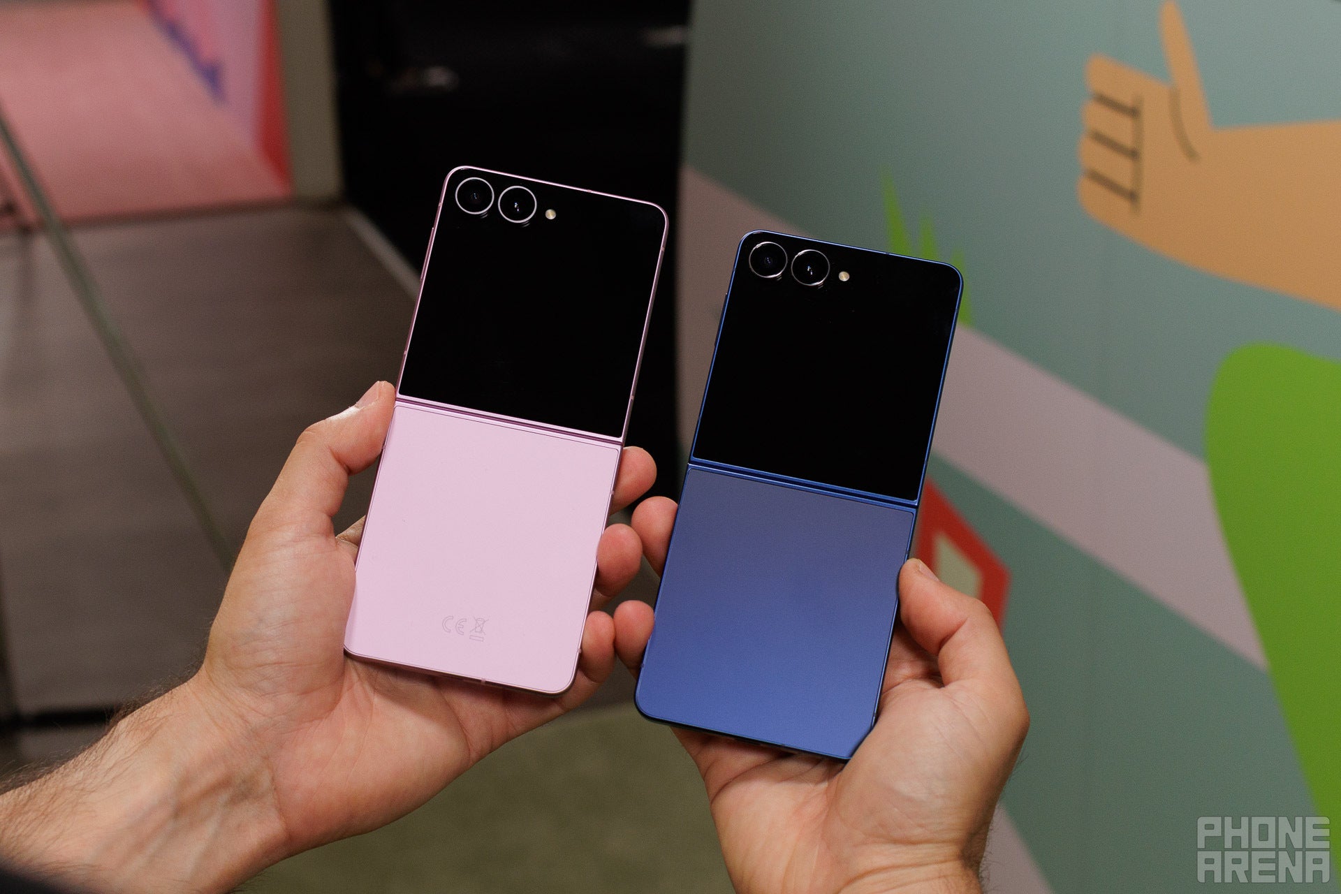 Very familiar | Image by PhoneArena - Samsung Galaxy Z Flip 8 vs Galaxy Z Flip 7: first look and hands-on