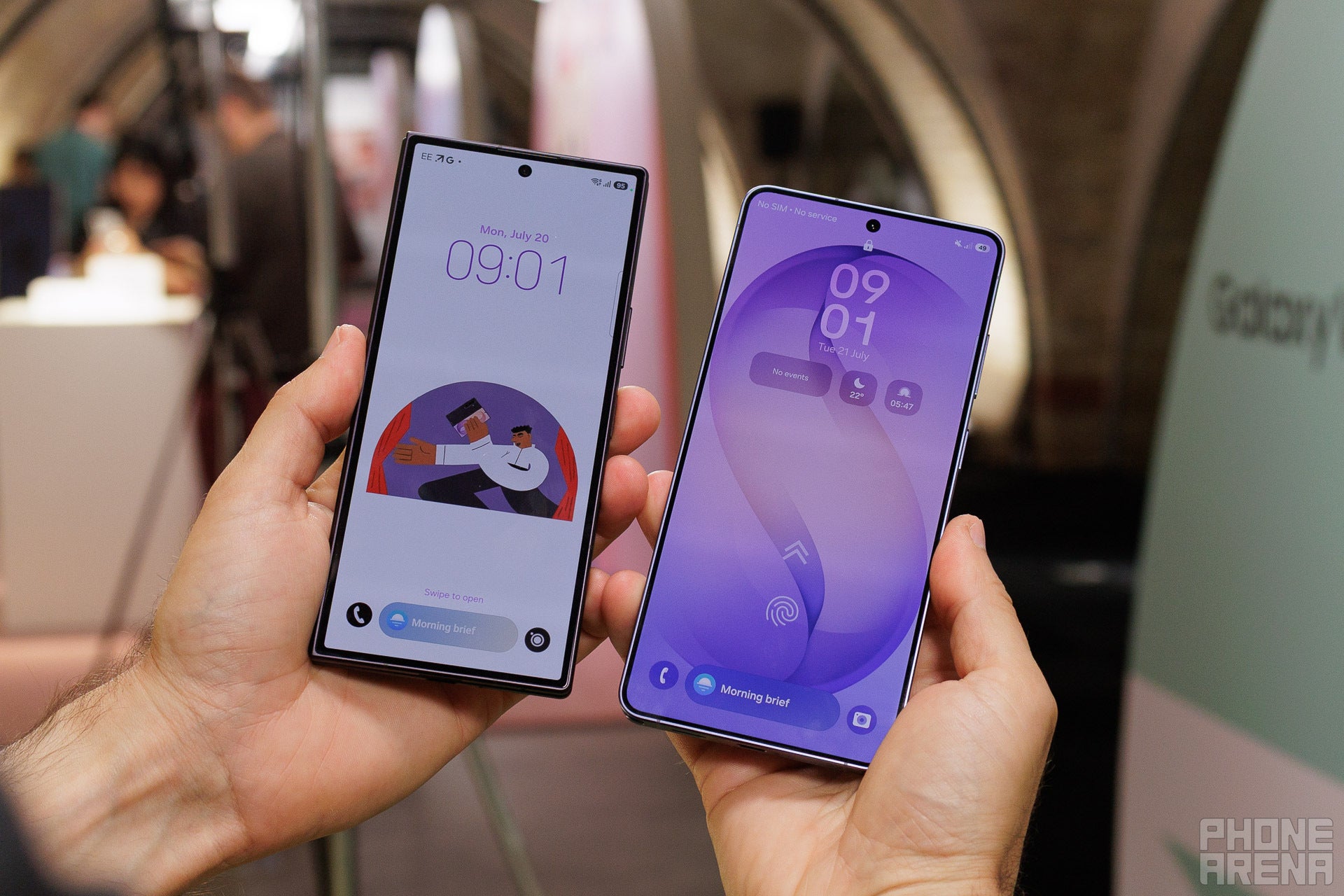 Pretty similar when closed | Image by PhoneArena - Samsung Galaxy Z Fold 8 Ultra vs Galaxy S26 Ultra hands-on: the premium choice