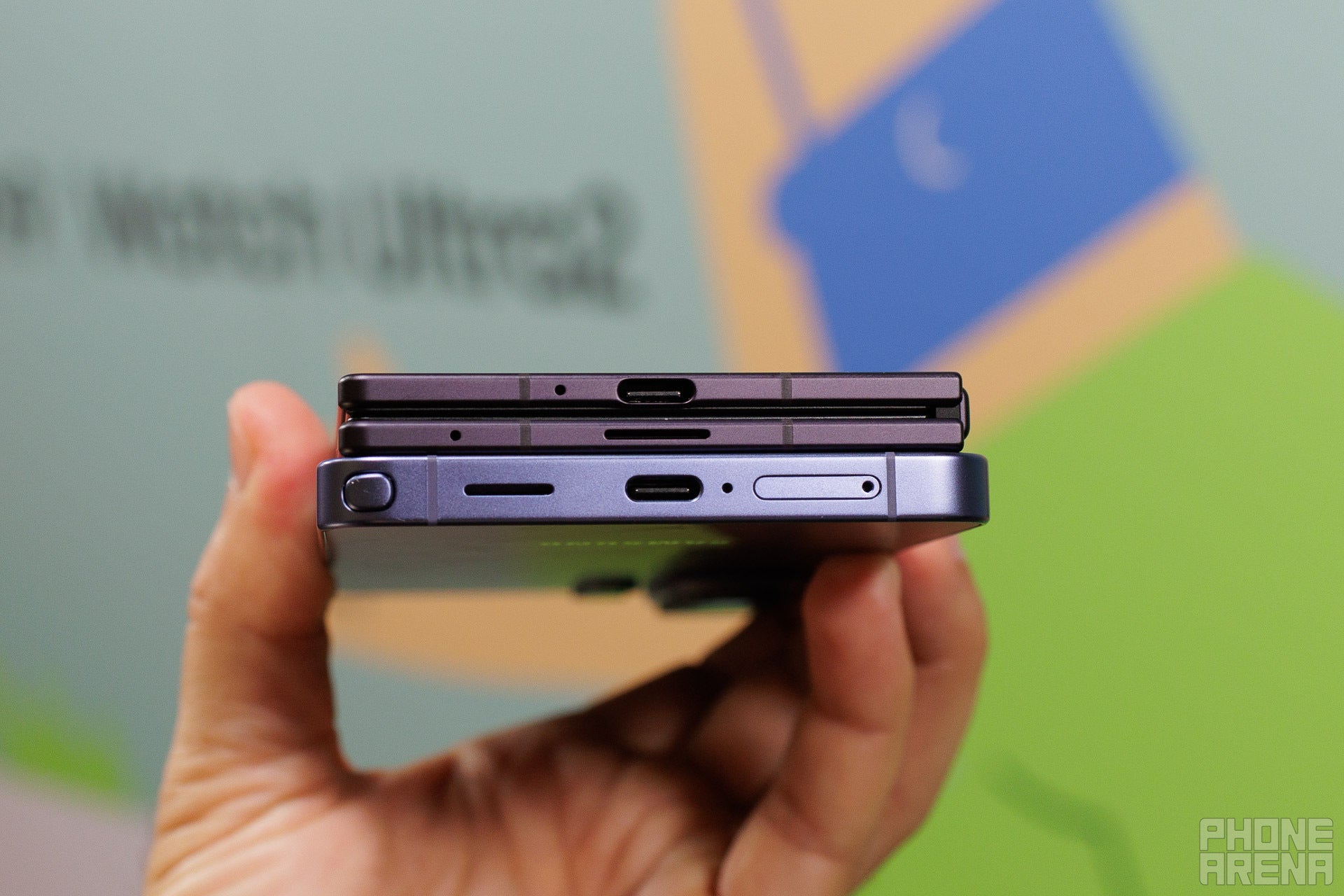 5,000 mAh on both! | Image by PhoneArena - Samsung Galaxy Z Fold 8 Ultra vs Galaxy S26 Ultra hands-on: the premium choice