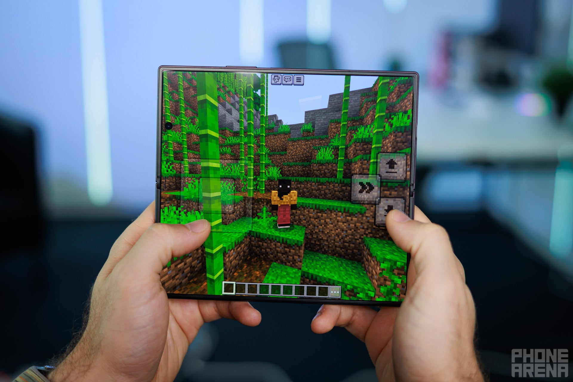 You can play way more demanding games than Minecraft on this thing. | Image by PhoneArena - Samsung Galaxy Z Fold 8 Ultra Review: Is this the ultra form-factor?