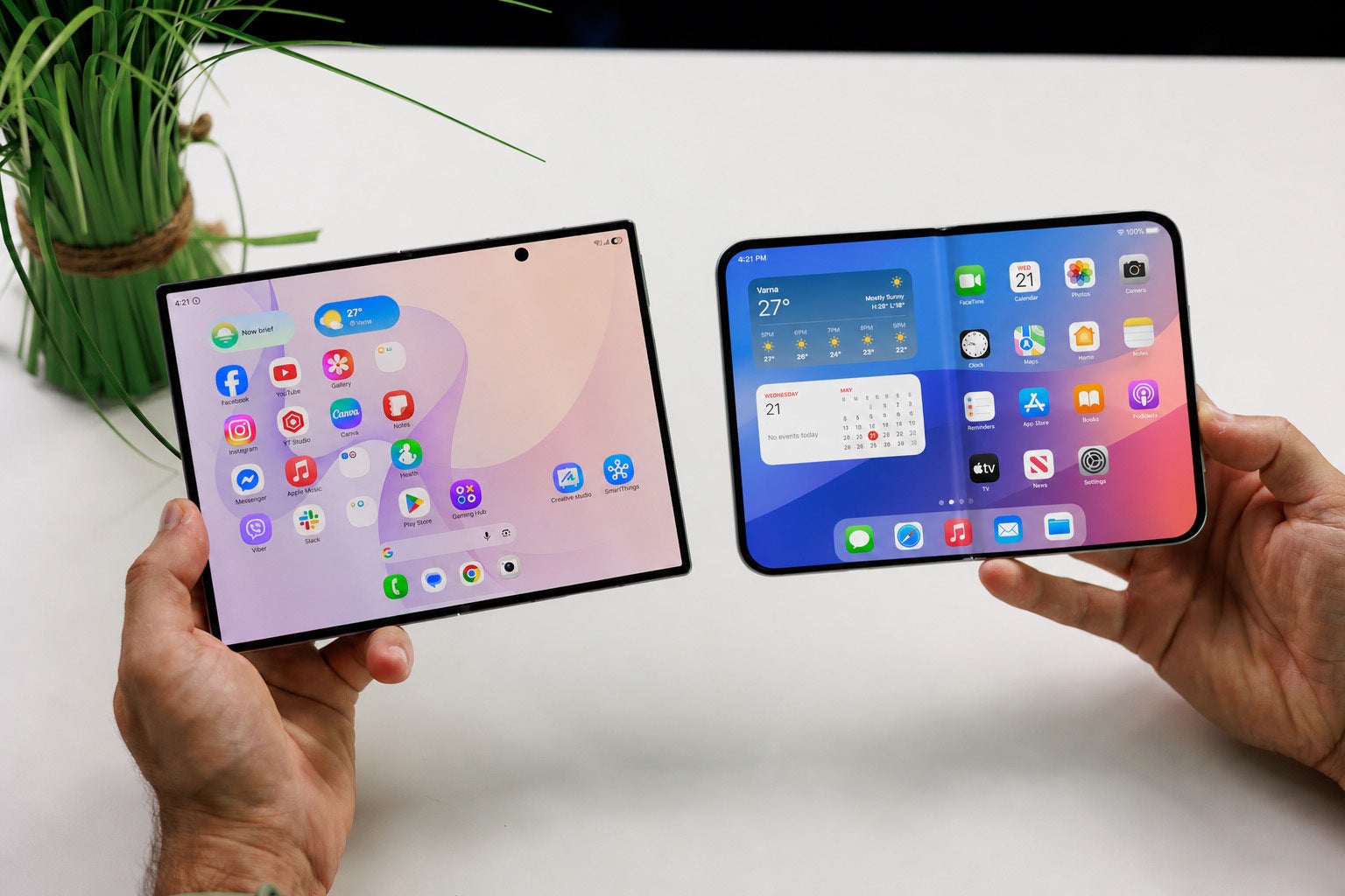 Image by PhoneArena - Samsung Galaxy Z Fold 8 vs Apple iPhone Fold: Main differences to expect