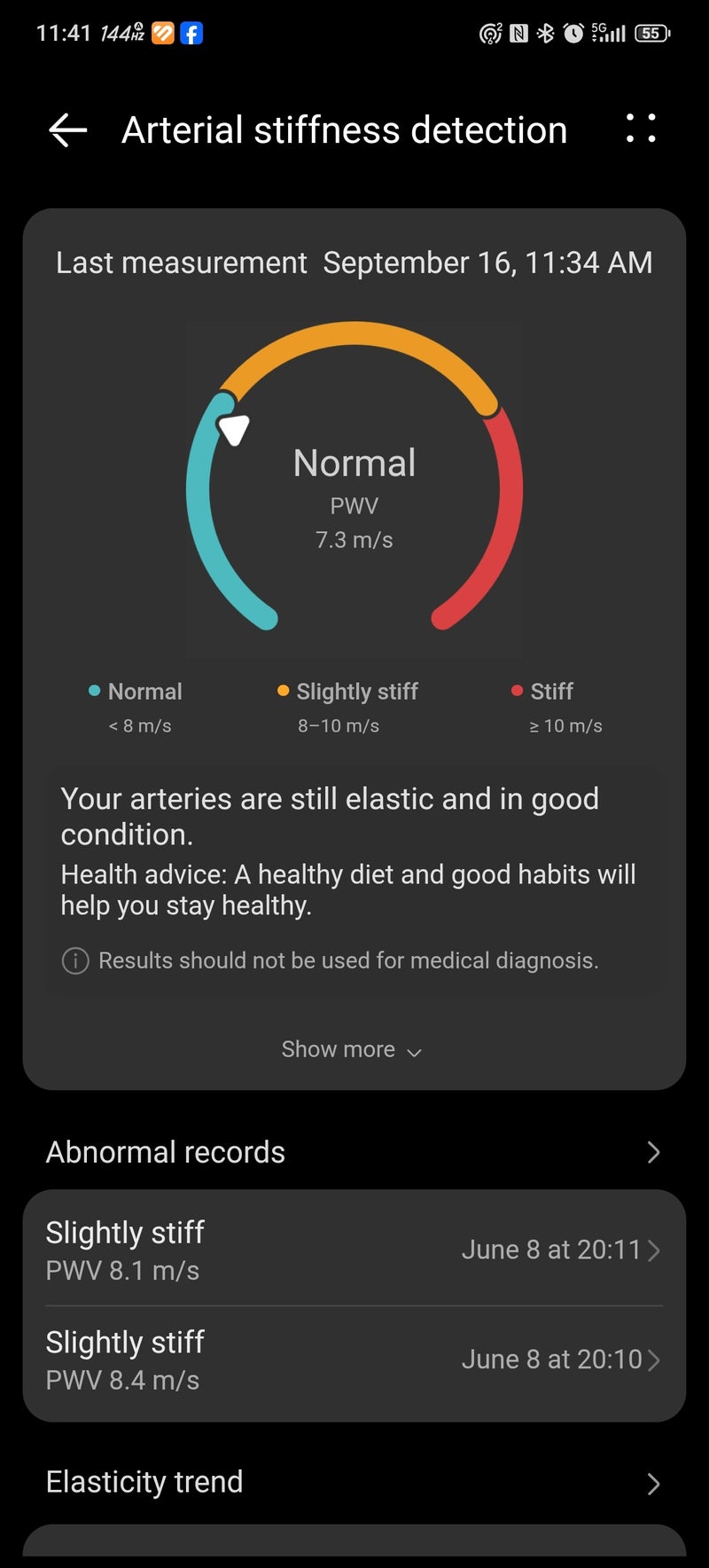Deep health insights are available on the Huawei Watch 6.