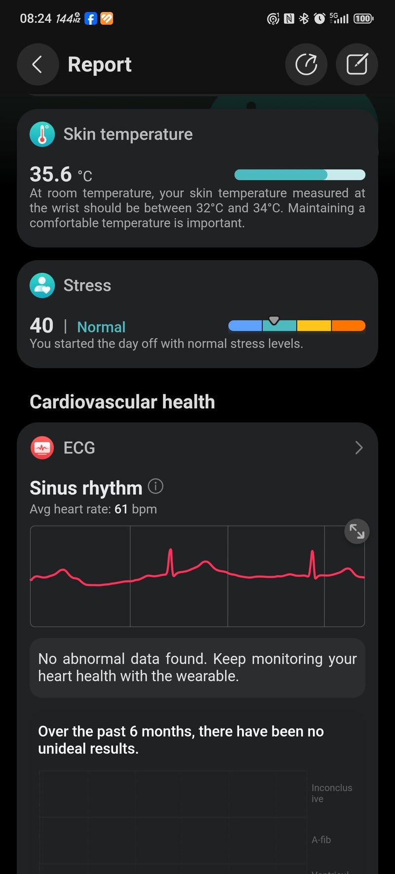 Health Glance gives you a lot of insights in 60 seconds.