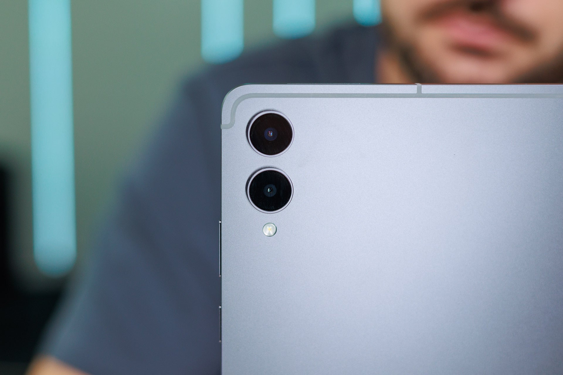 Dual camera with unchanged quality from last year. | Image by PhoneArena - Samsung Galaxy Tab S12 Ultra review: Last year's tablet at next year's price