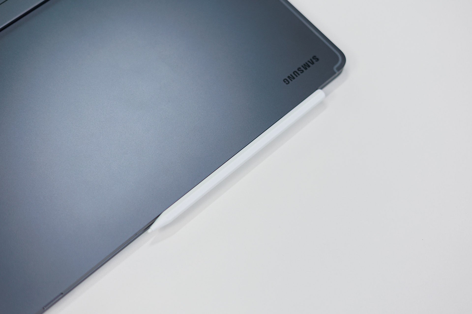 The stylus attaches to the side of the tablet.  | Image by PhoneArena - Samsung Galaxy Tab S12 Ultra review: Last year's tablet at next year's price